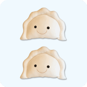 Stuffed Animal Pierogi 2PCS